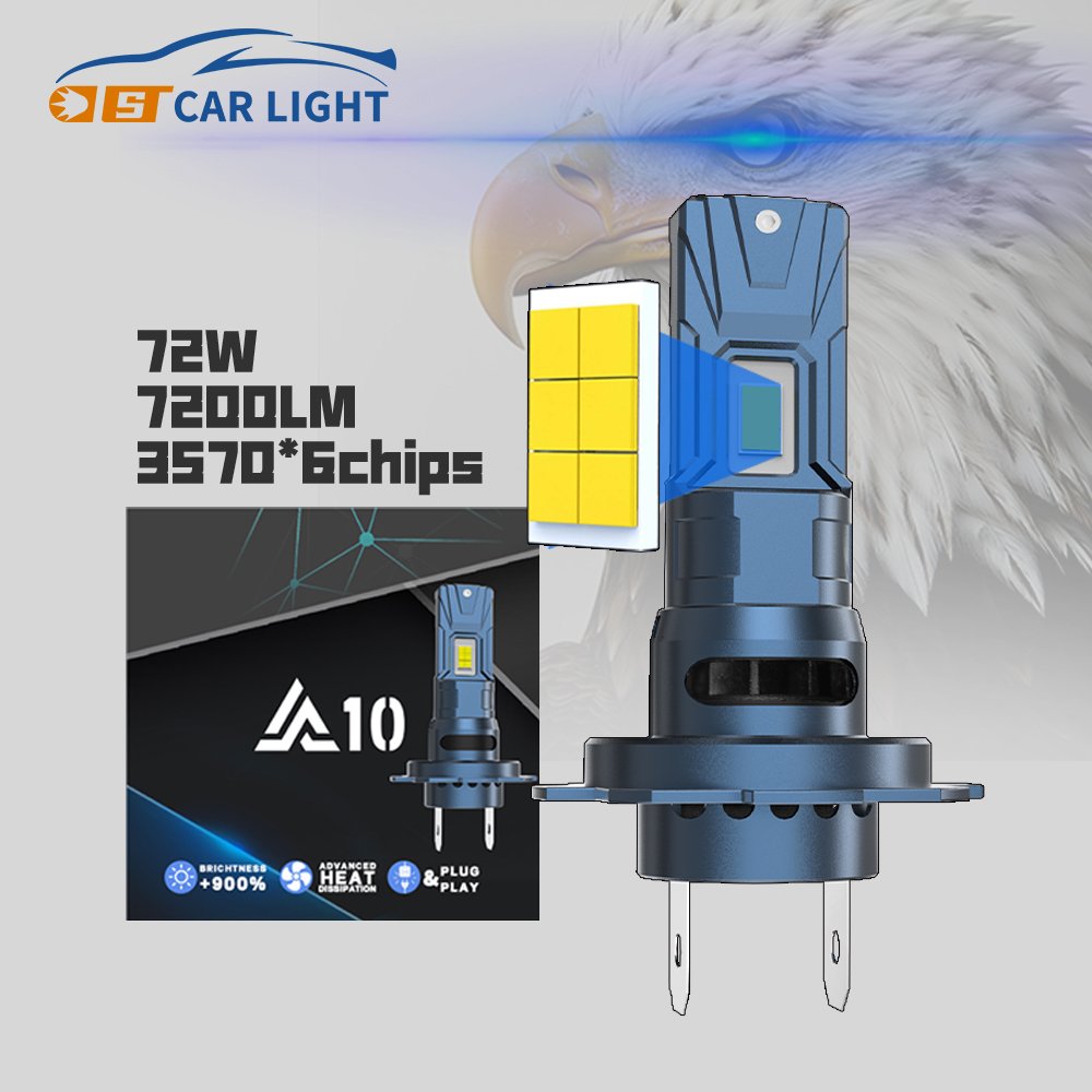 Newest Low Price A10 IP68 Plug and Play 6400LM 64W 9005 H1 LED Light Bulb H7 H4 9006 LED Bulb Easy Installation for Auto